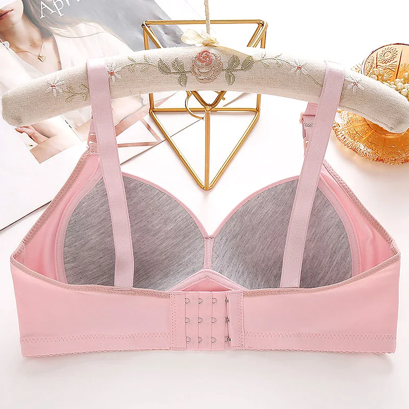 Women Breathable No Steel Ring Thin Cup Push Up Bra Underwear BC Cup Large  Size Middle-aged Comfortable Adjustable Lingerie - AliExpress