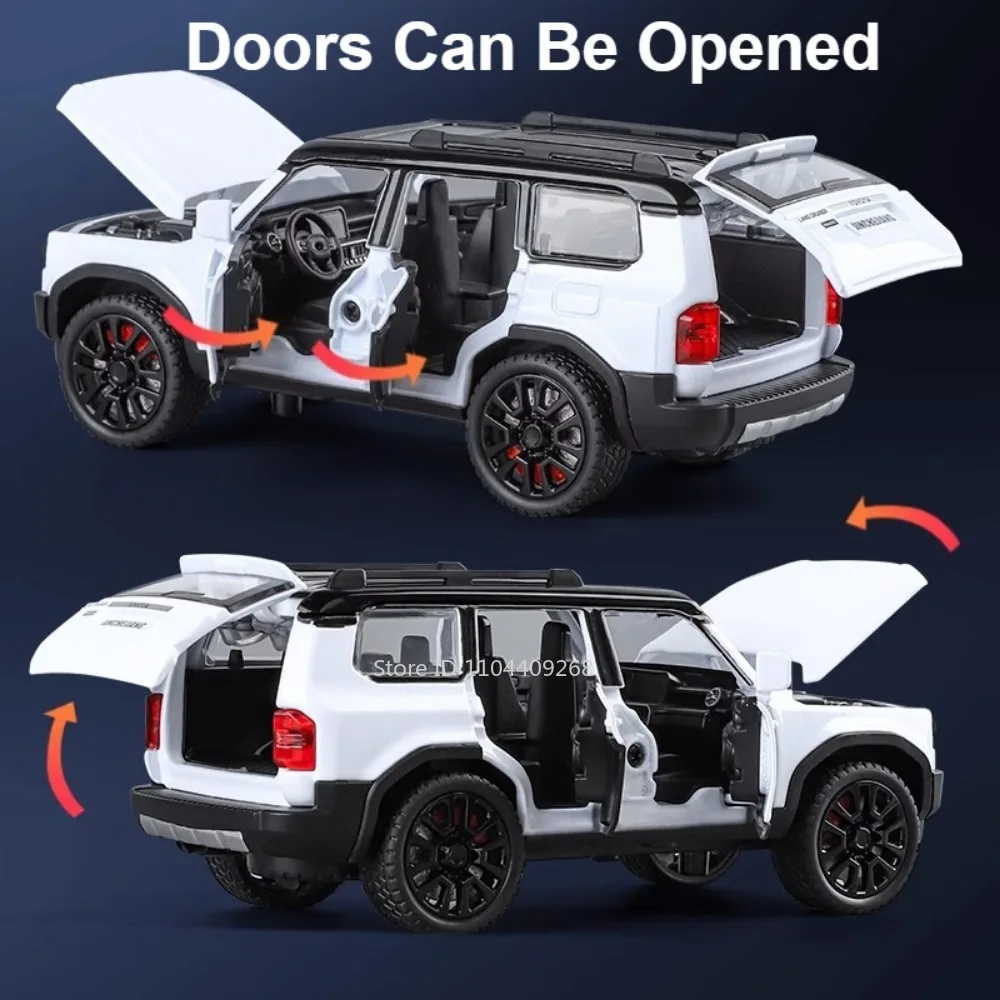 Premium Alloy Diecast SUV Toy Car with Light & Sound Features