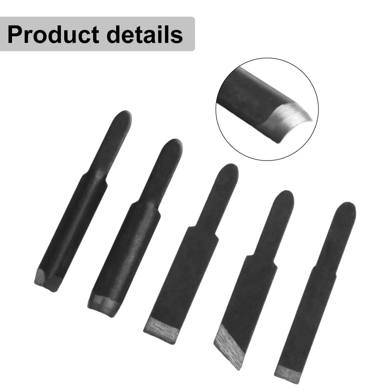 Wood Carving Blades Durable Practical Hot Wood carving blades Metal 6-8mm Replacement For Woodworking Chisel Electric Machine Tool