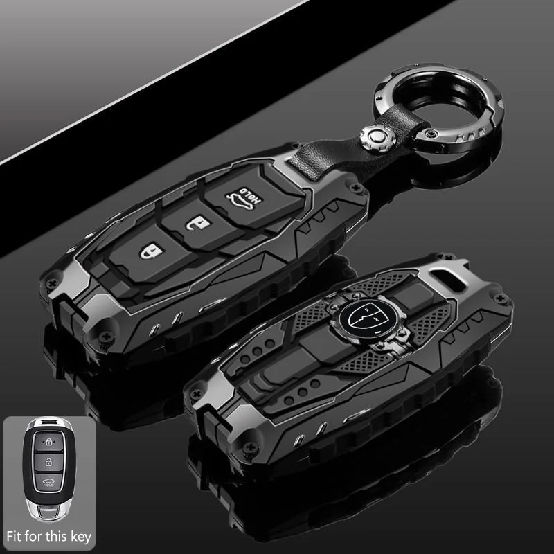 Premium Car Key Cover with Keychain - Durable Protective Shell