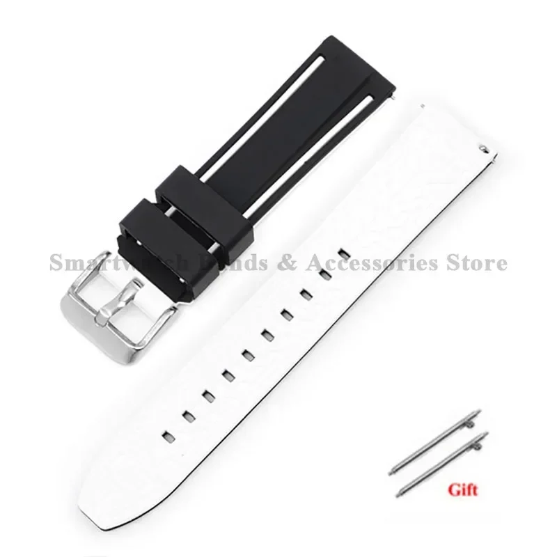 Silicone Quick Release Universal Watch Strap - Men's & Women's Replacement Wristband