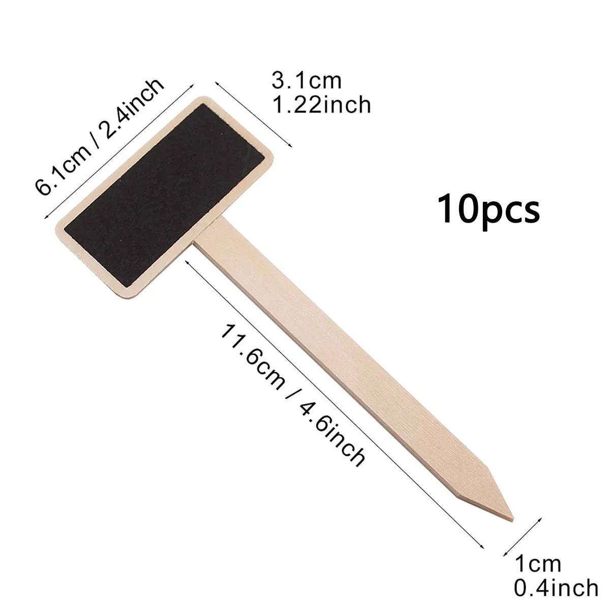 10pcs-creative blackboard flower gardening succulent plant label decor card accessories small blackboard Valentine's Day pa