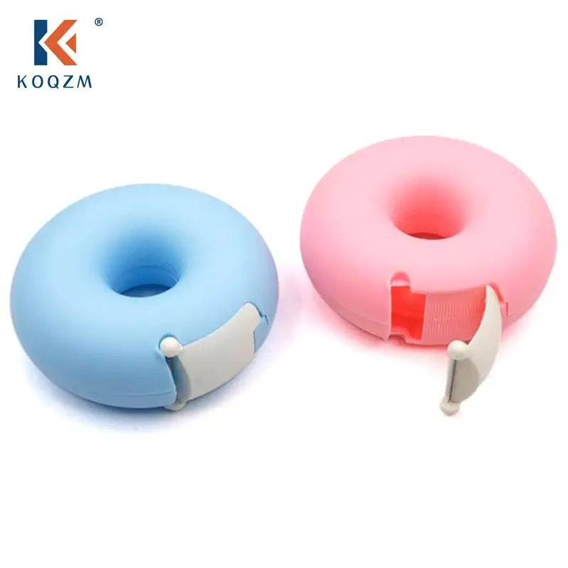 

Japanese Stationery Colorful Doughnut Masking Tape Cutter Washi Tape Storage Organizer Cutter Office Tape Dispenser Supplies