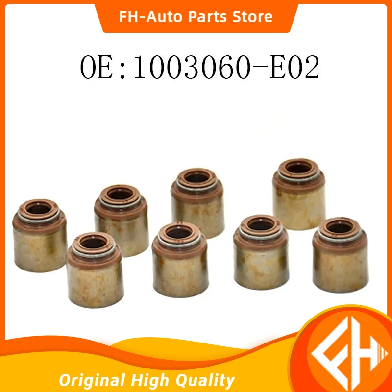 

original 1003060-E02 valve oil seal 4D22 engine 483 Great Wall Havre 2.8TC a group of 8 high quality