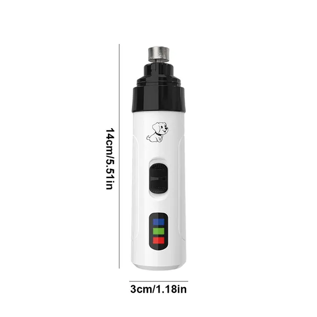 Electric Pet Nail Trimmer Rechargeable Pet Nail Grinder Quiet Cat Nail Grinder Suitable for Small Middle Large Dogs and Cats 5