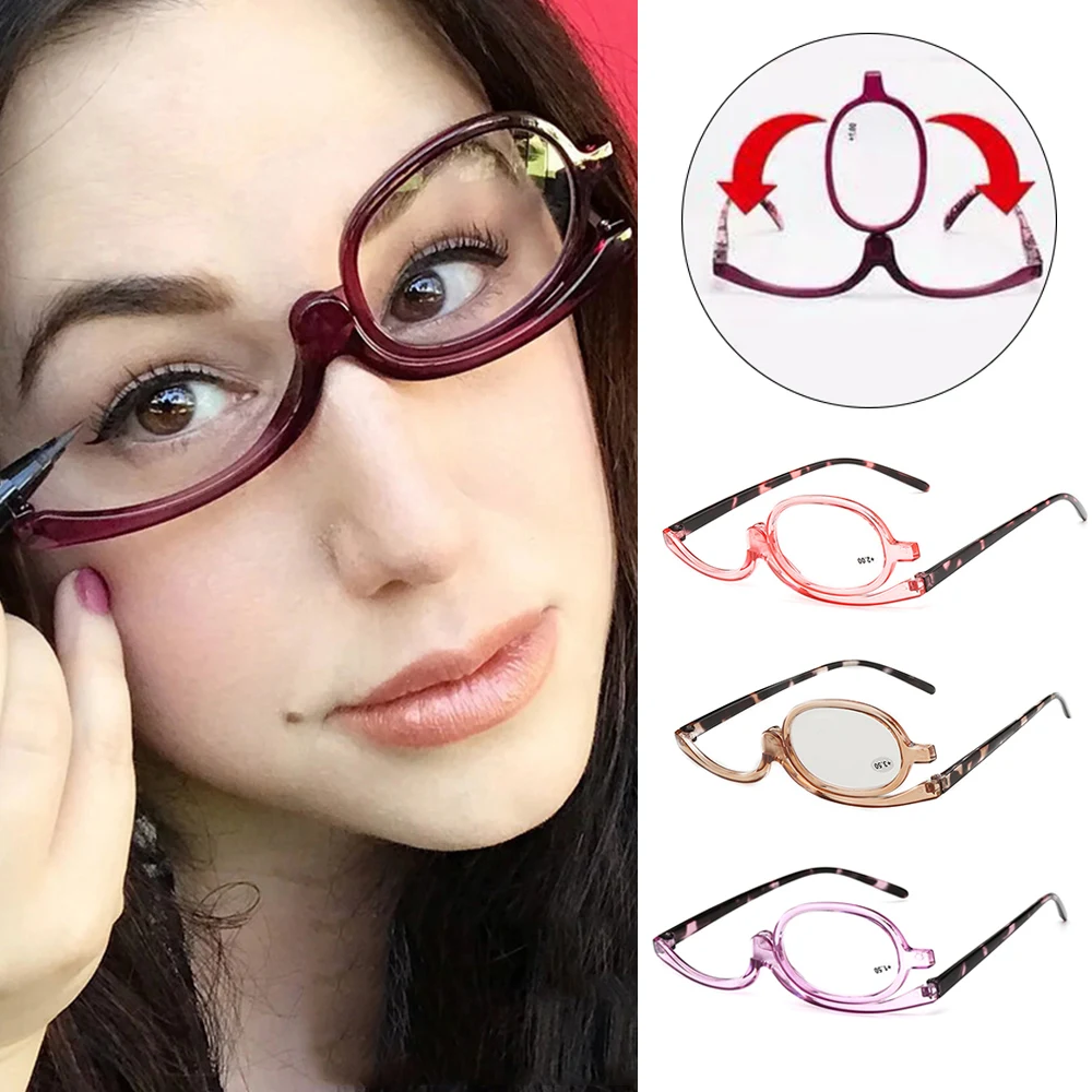 

Reading Glasses Men Women Sports Reading Eyewear Rotatable Multifunctional Presbyopia Eyeglasses +100 To+400 Monocle