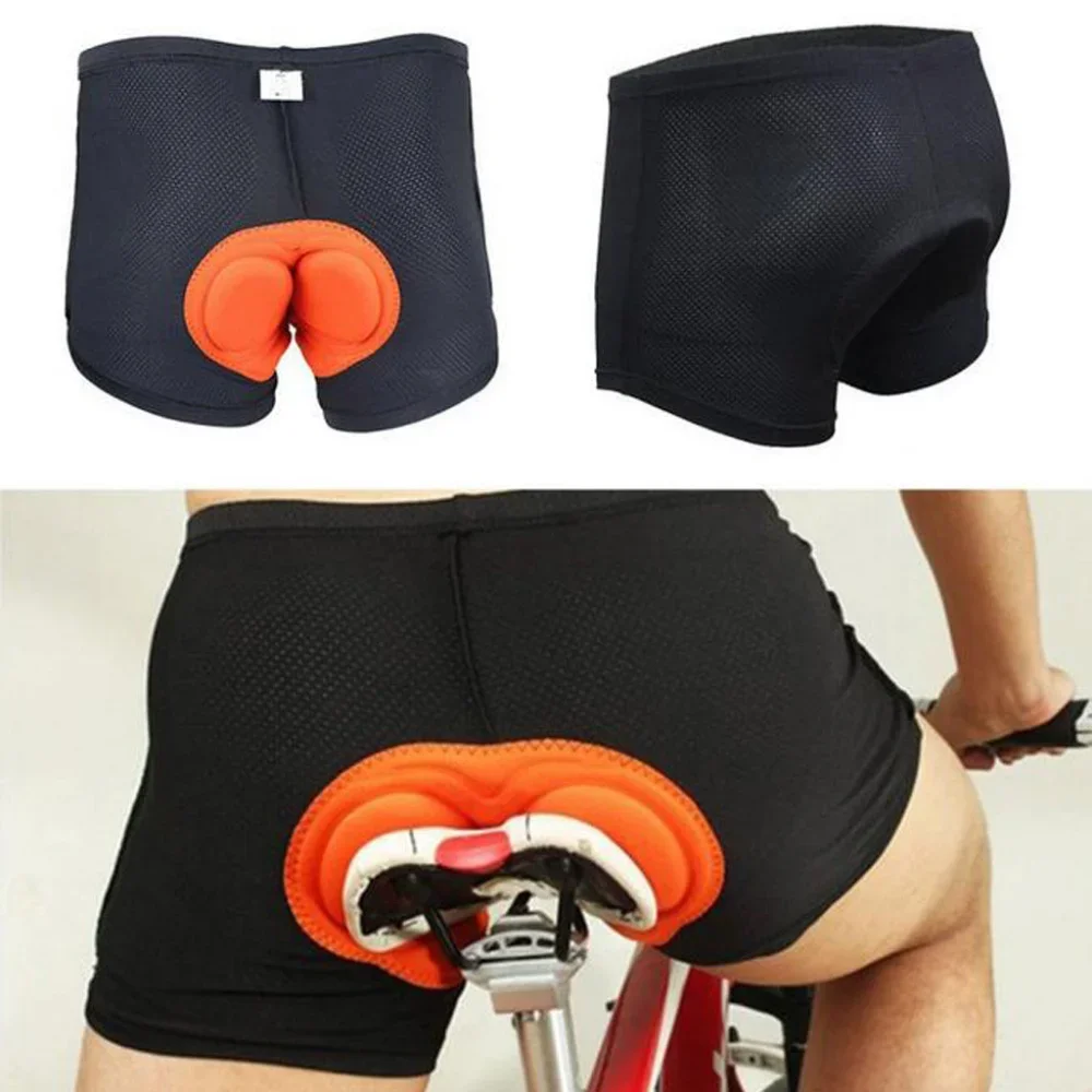 2023 Unisex Black Bicycle Cycling Shorts Solid Cosplay Comfortable Underwear  Sponge Gel 3D Padded Bike Cycling Shorts