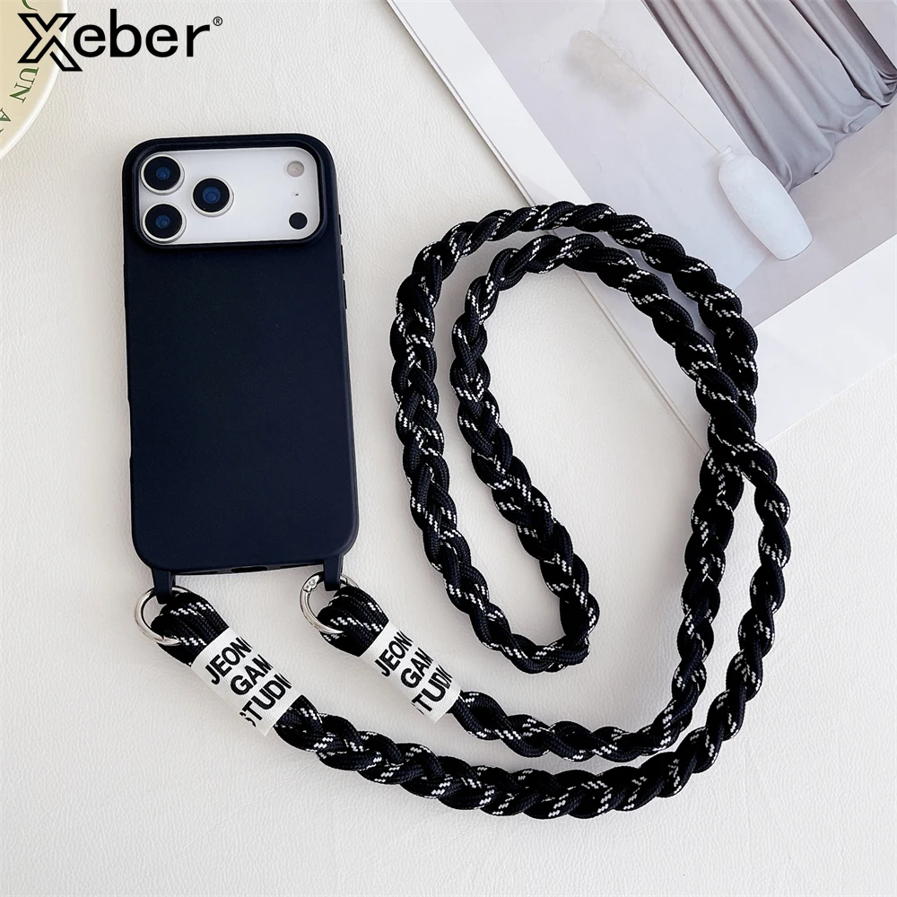 Candy Color Handmade Crossbody Phone Case with Adjustable Strap