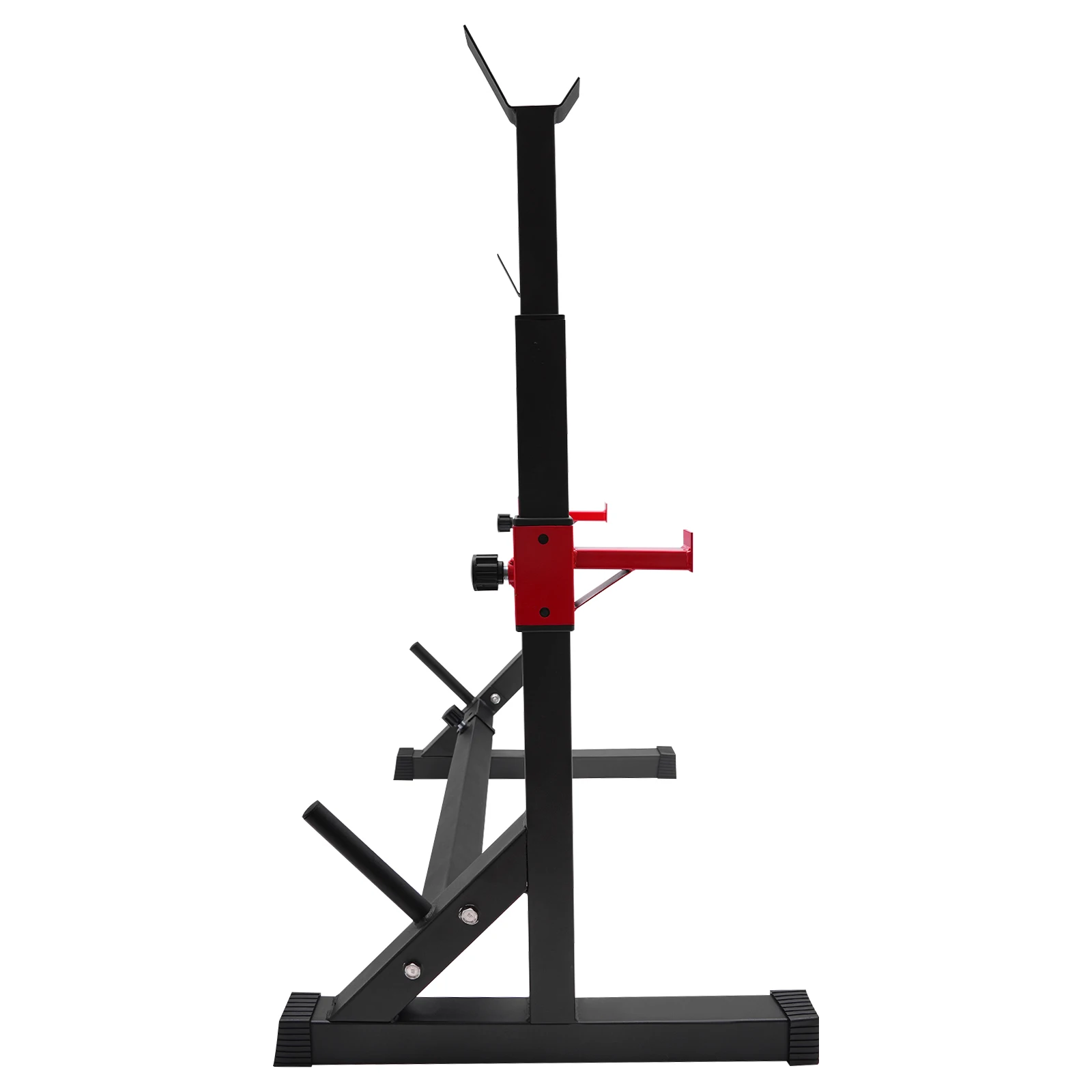 Verstellbares Kniebeugen-Rack Multifunktionaler Hantelständer für Heimfitness Gewichtheben Höhenverstellbar 90-150cm Belastbar bis 250kg – Detail 8