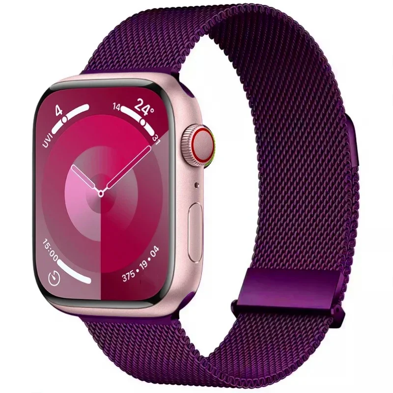 Sleek Magnetic Metal Strap for Apple Watch - Premium Wristband Replacement