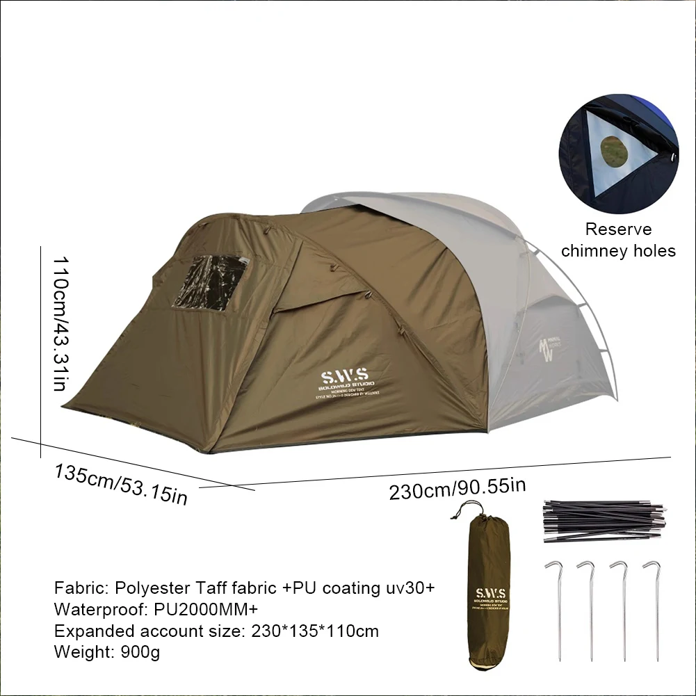 في الهواء الطلق خفيفة التخييم خيمة طبقة واحدة غير...