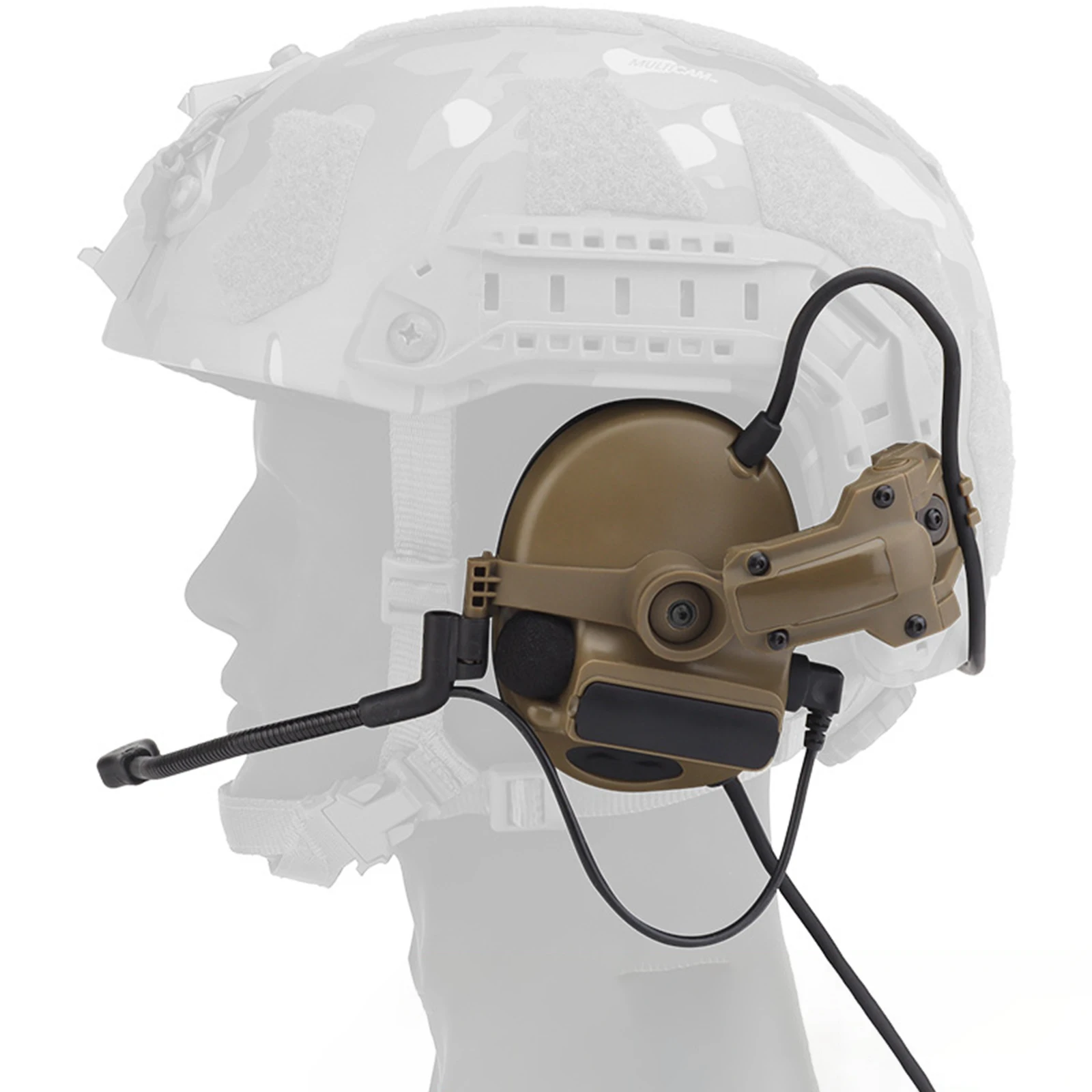 Headset with Microphone Hearing Protection Shooting Earmuffs Ear for Communication Headphones Shooting Mowing Hearing Protector electronic earmuffs noise cancelling headphones