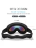 Winter Snow Ski Goggles Double Layers Anti-fog Classic Skiing Mask UV400 Big View Snowboard Snowmobile Glasses Unisex Free Box 6