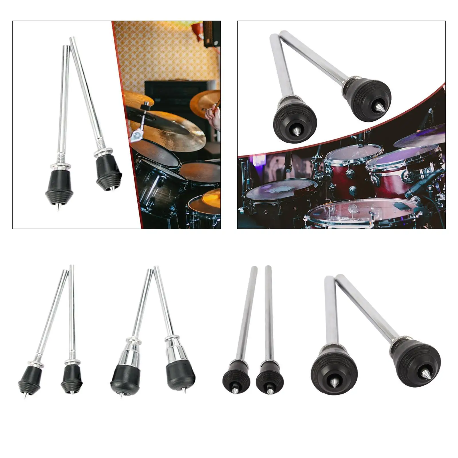 2x Metal Floor Tom Drum Legs Stable Non Slip DIY Easy to Install Professional Drum Parts Accessories Percussion Instrument 2x Metal Floor Tom Drum Legs Stable Non Slip DIY Easy to Install Professional Drum Parts Accessories Percussion Instrument