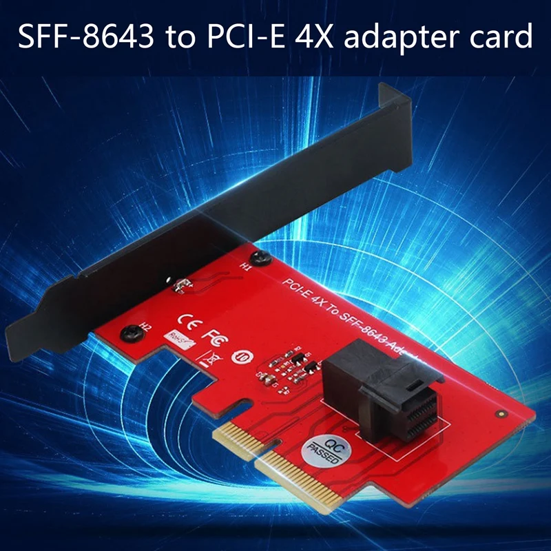 

Адаптер PCI Express 4X для телефона, переходник U2 NVME SSD к PCI-E 4X, переходная карта для U.2 Pcie Nvme, поддержка SSD для