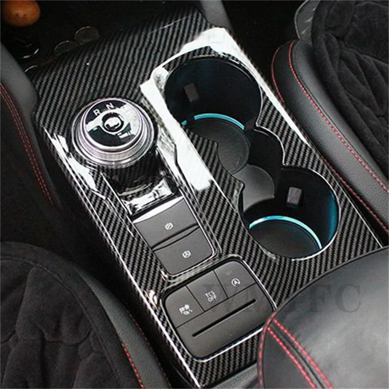 Car Gear Box Panel Trim Frame Cover Sticker Strips Garnish Decoration Styling For Ford Focus MK4 Accessories