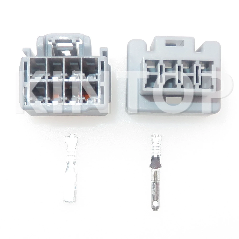 1 Set 8 Pins Auto Male Female Docking Socket AC Assembly With Wires 7282-3243-40 7283-3243-40 Car Wiring Terminal Connector