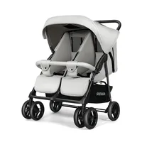 Twin Baby Stroller Foldable Portable High Angle Sitting and Lying Children’s Double Stroller