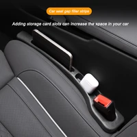 2Pcs Car Seat Gap Filler Side Seam Plug Strip Leak-proof Filling Strip For All Car Model Wallet Phone Holder Car Accessories 4