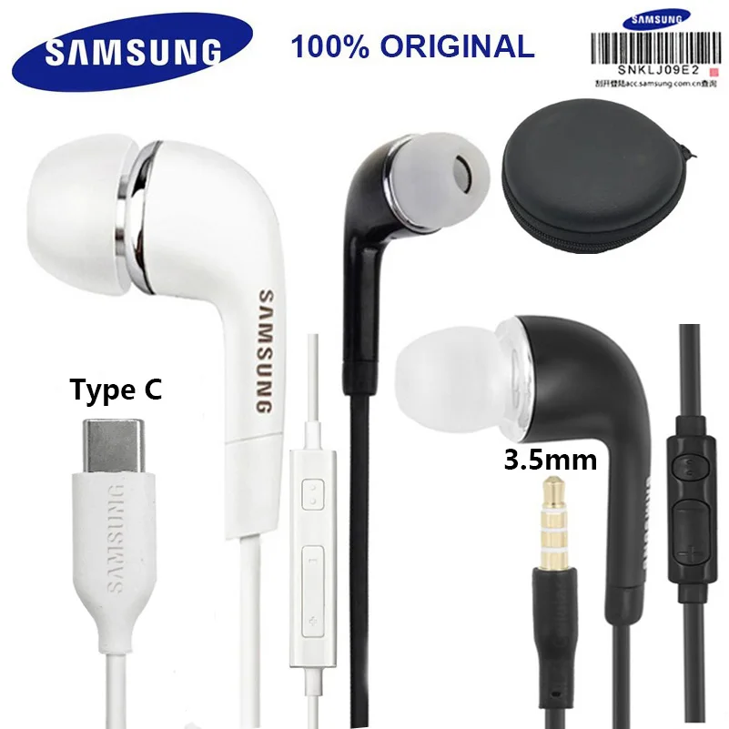 Samsung Earphone Type C / 3.5mm In Ear Mic Wired Control Headset For