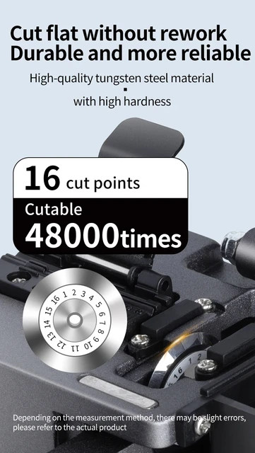 Taglierina Per Fibra Ottica SKL-6C - Coltello Di Precisione Per Cavi, Con Lama 16 Facce, Per FTTH - Foto 7