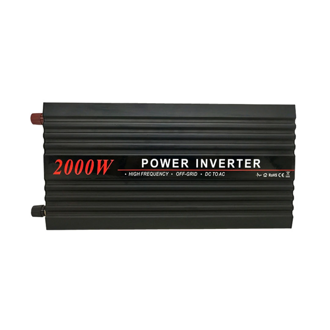 2000W Pure Sine Wave Power Inverter DC12V/24V/48V Car Power Inverter For Electri