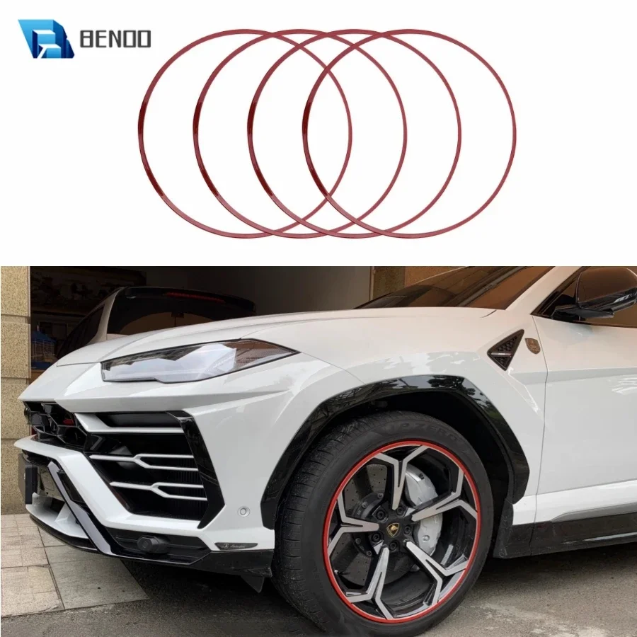 1522Inch4PacksAlloyCarWheelGuardRimProtectingTrimRingFor