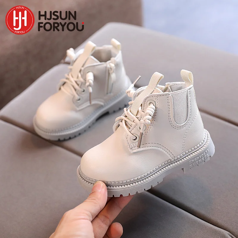 2023 Winter Autumn Children Boots Waterproof Baby Fashion Sneaker Kids