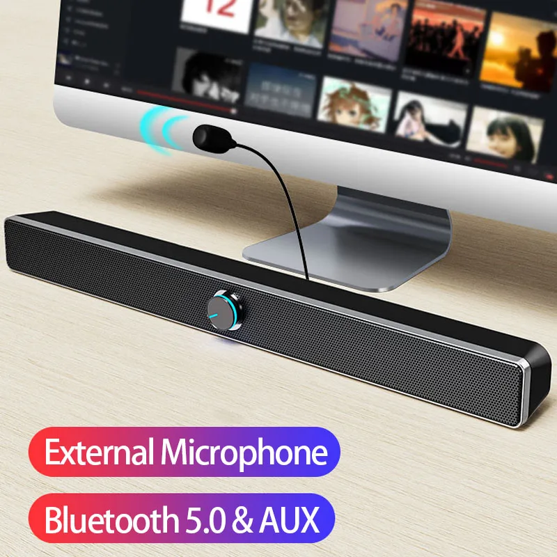 Soundbar Tv Barra De Sonido Sound Bar Altoparlante Bluetooth Bocinas Alta Fidelidad Caixa De Som Para Pc Altoparlanti Per Computer Desktop
