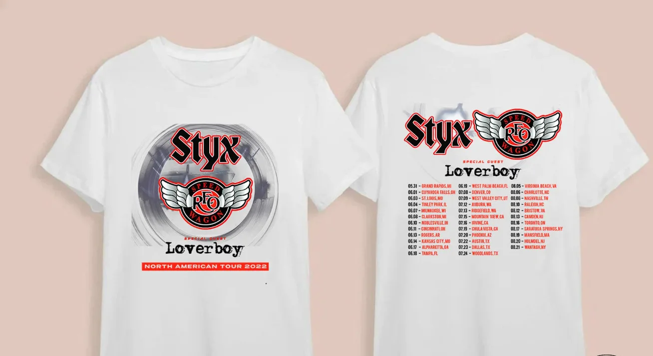 

Двойная футболка STYX World Tour 2022
