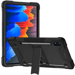 Durable Hybrid Shockproof Tablet Case with Rugged Protection for S9 Ultra 14.6inch (Black)