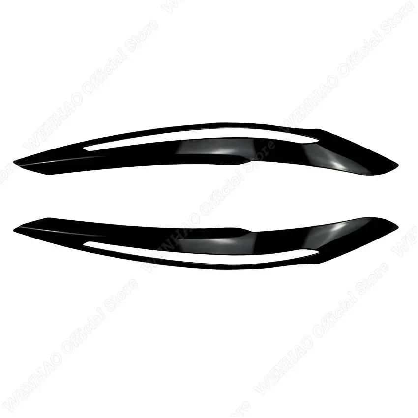 Paupières Phare Autocollantes Pour BMW Série 1 F40 (2019-2024) - Noir Brillant, ABS