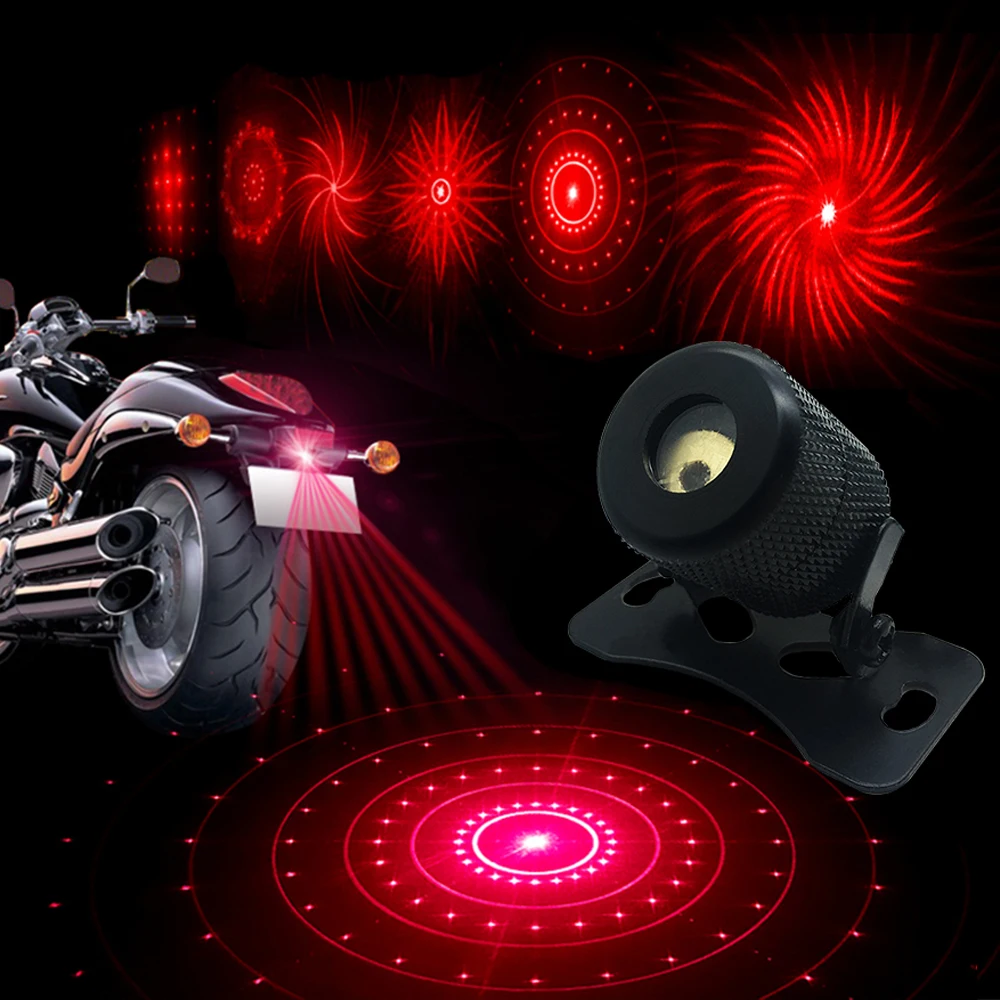 

Автомобильные мотоциклетные лазерные противотуманные фары, противотуманные фары, задние, шесть в одном, декоративные детали, светодиодная задняя модификация, аксессуары