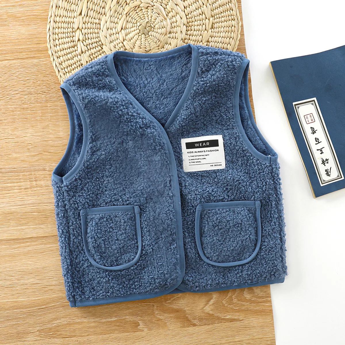 Spring Fall Baby 1-6Y Girl Boy Waistcoat Children's Vest Cardigan Cotton Infant Vests Clothes Colete Clothing Pink Grey White