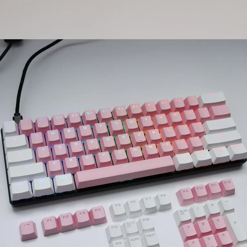 Keycap Backlit Duas Cores Tecla Caps Para