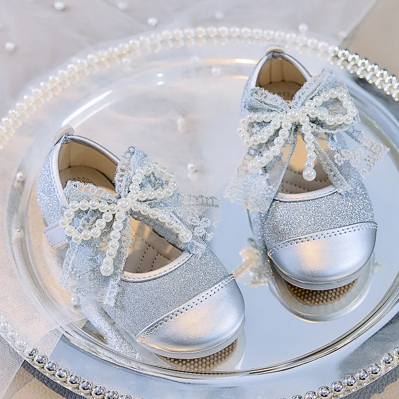 Girls Korean Style Soft Bottom Anti Slip Party Shoes