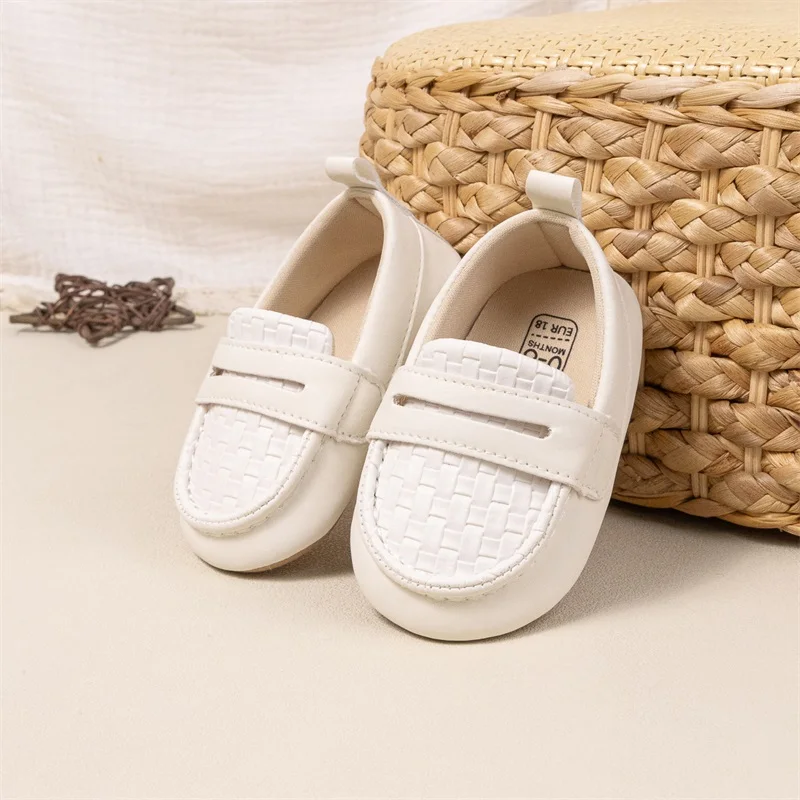Blotona Baby Boy Girl Loafer Shoes Solid Color Non-slip Soft Sole Walking Shoes Casual Slip-on Shoes for Spring Fall 4