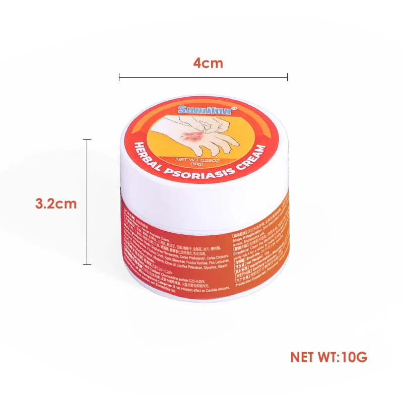 Psoriasis Cream Dermatitis Eczematoid Ointment Antibacterial Anti Itching Rash Urticaria Plaster Skin Care Cream medical 10g