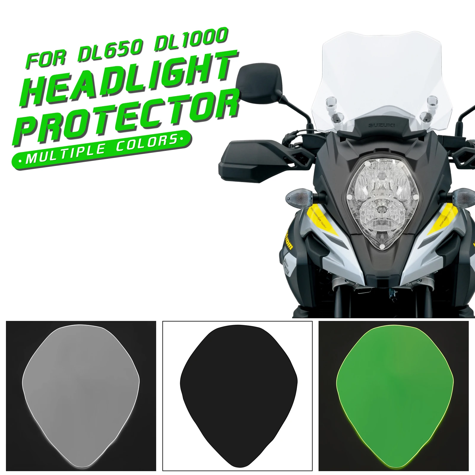 

Защитный экран для мотоциклетных фар SUZUKI DL650 DL1000 V-дополнительный DL 650 1000 vдополнительный 650 17-21