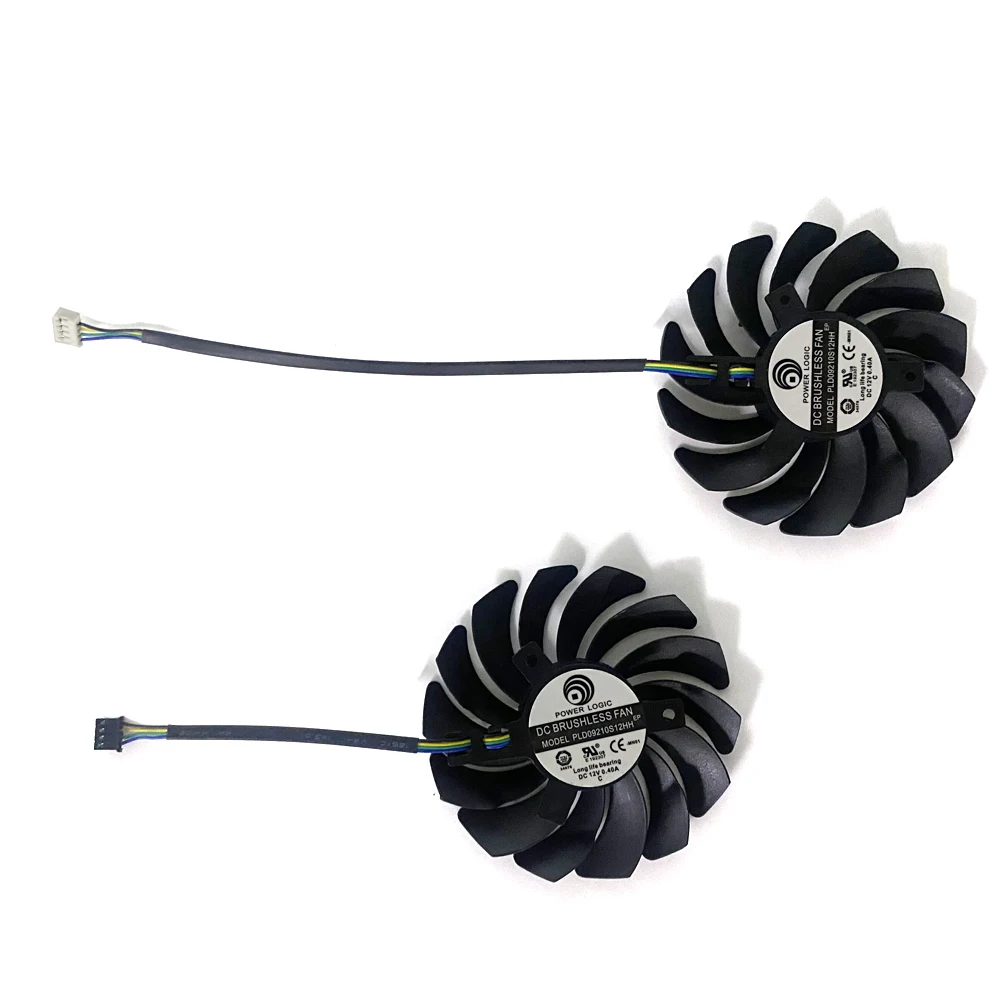 MSI GEFORCE RTX 2060 2070 2080 SUPER VENTUS 그래픽 카드용 냉각 팬, PLD09210S12HH 4 핀 그래픽 카드 선풍기 RTX2080 RTX2070