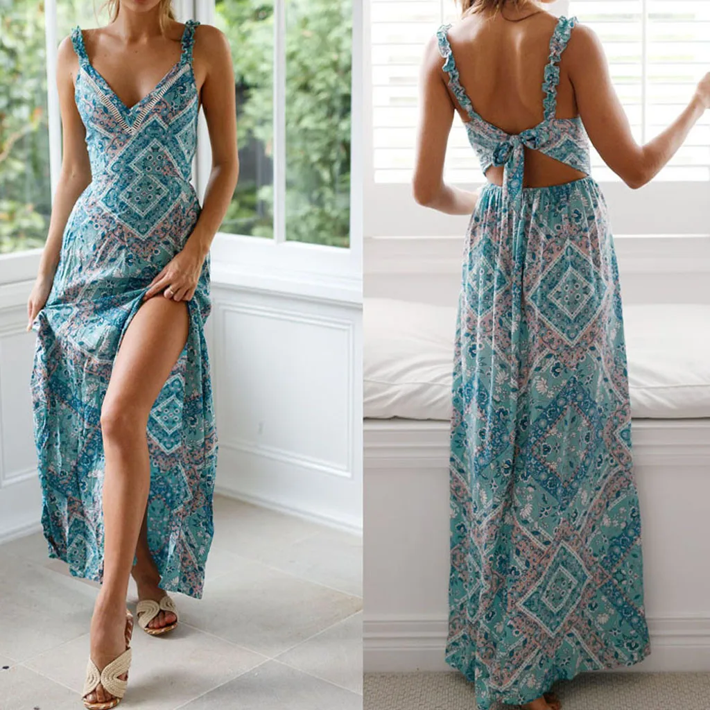 

Spring Summer New Sexy Vneck Lace Up Print Long Short Sleeves Elegant Women's Dress New In Dresses Vintage Style Women Clothing