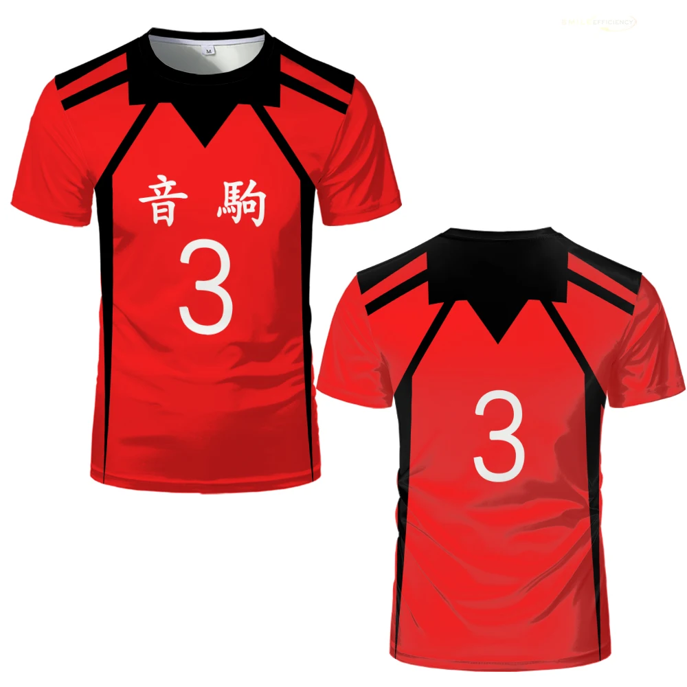 3D printed T-shirt Japan Sea Ball Karasono Sportswear Cosplay Volleyball Club uniform jersey