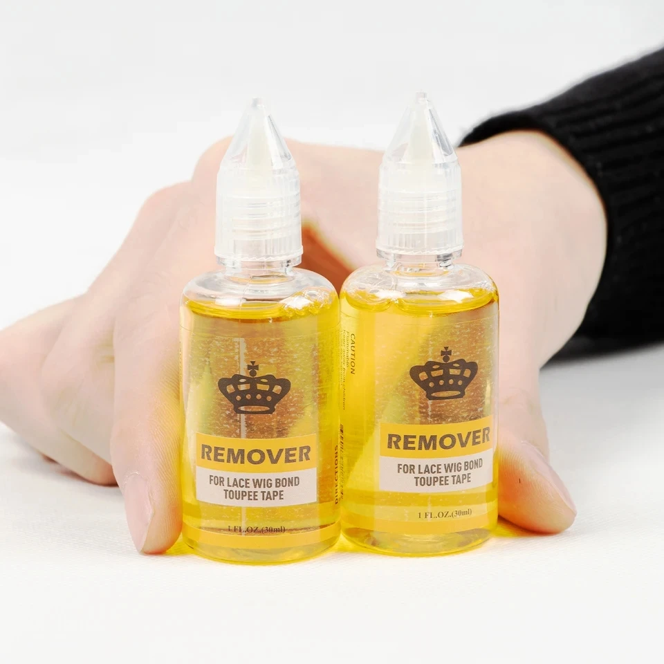 Lace wig lim påføres med præcisionspensel