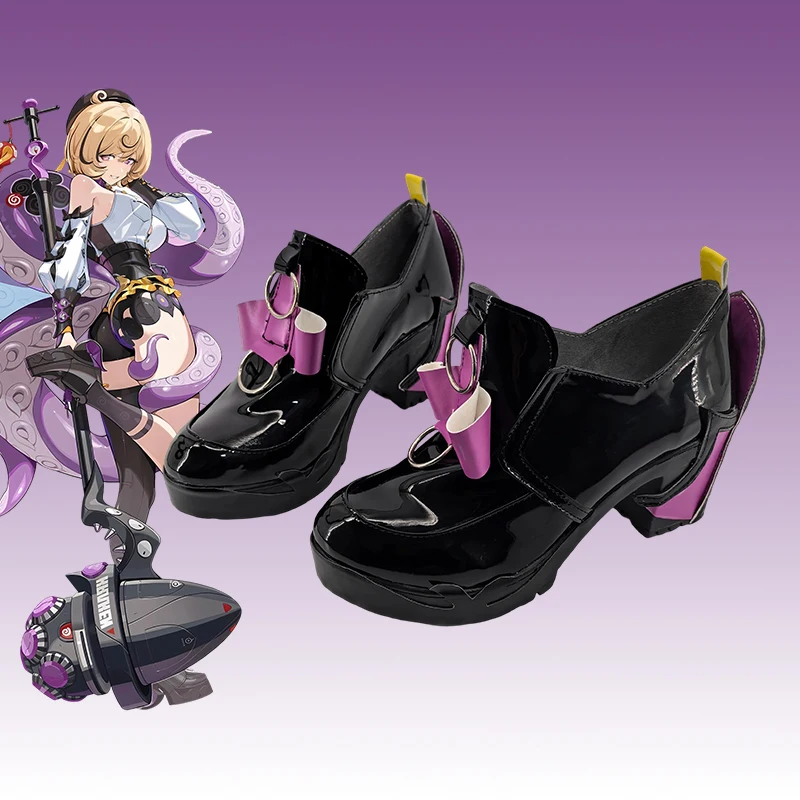 Zenless Zone Zero Style Cosplay Boots for Halloween Costume Accessories