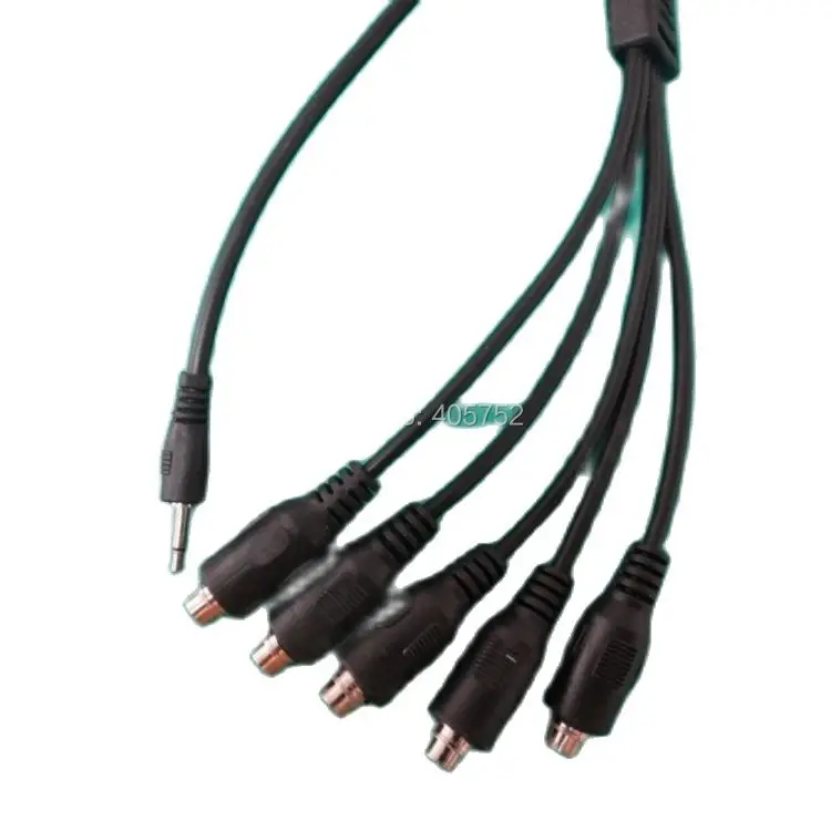 

DHL Freeshipping 200pcs/set 1PC DC 2.5mm to 5PCS Plug Hole 2.0mm Adapter Tieline Short Cables Electrode Wires