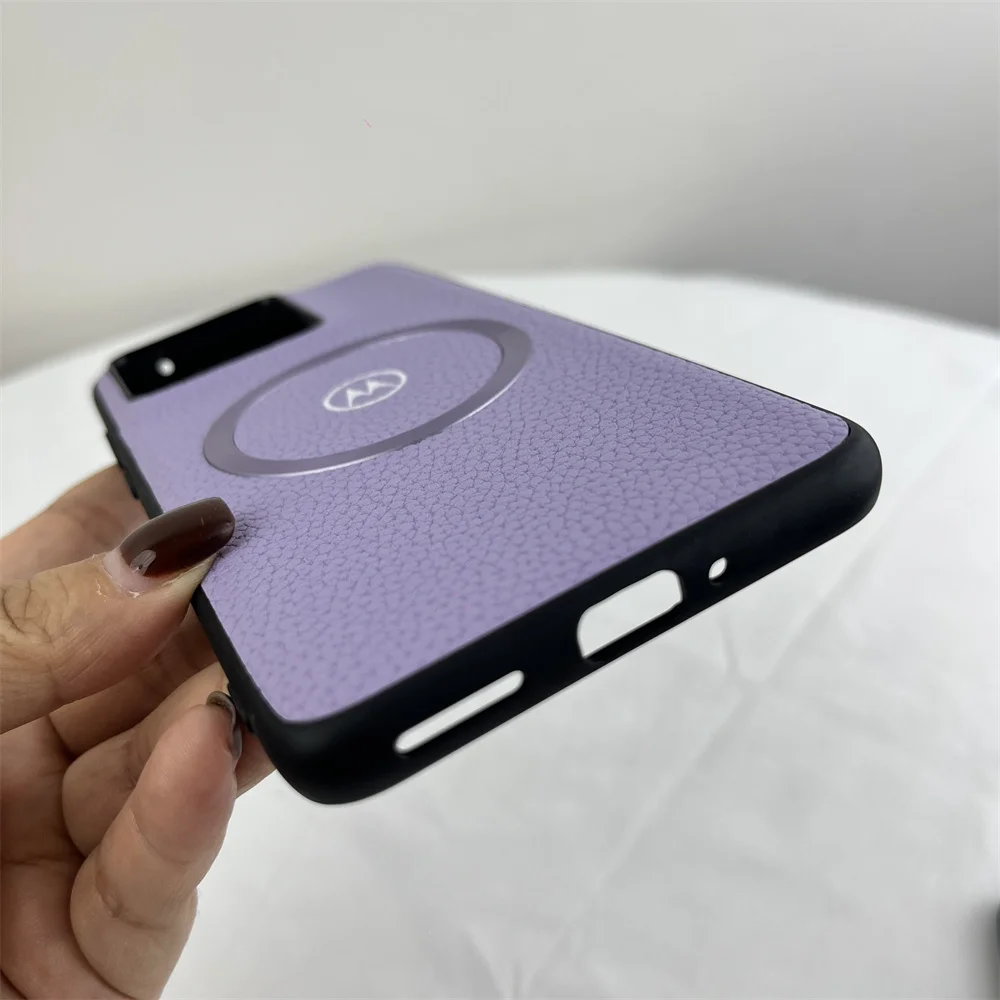 Litchi Texture Magnetic Hard Cover Case