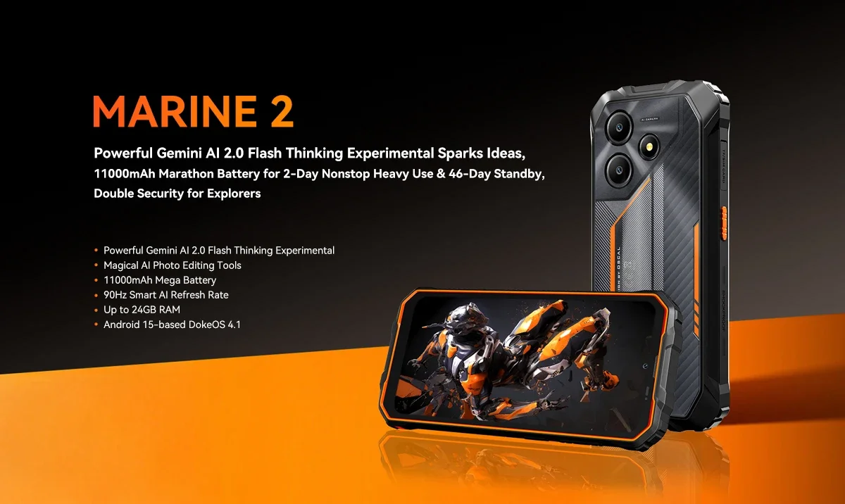 Blackview OSCAL Marine 2 Rugged Smartphone Android 15