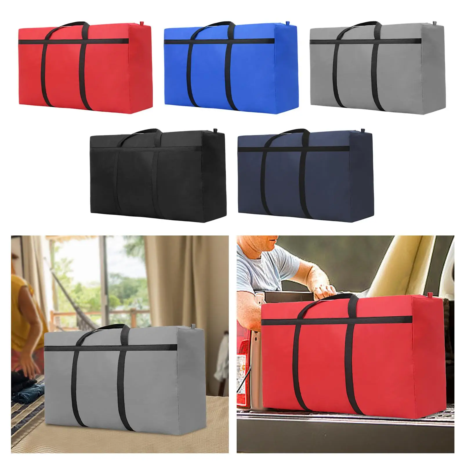 Travel Duffel Tote Bag Large Capacity Stuff Pouch Container Case Holder Camping Storage Bag for Travel Gym Picnic Fishing Hiking
