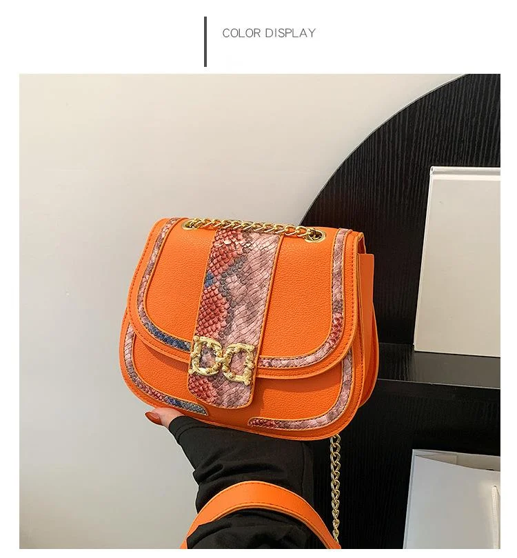 2023 New Hot Selling Trend Women's Bag Snake Skin Crossbody Bag Women's Bag Small Bag Women's Shoulder Bag_voghion.com