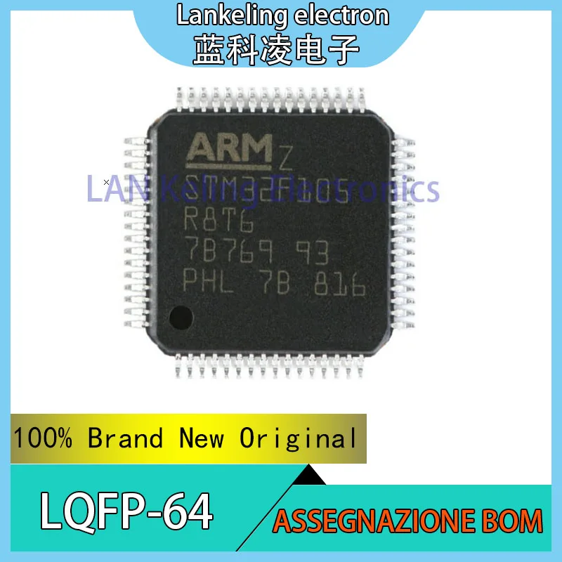 

(5PCS)STM32F105R8T6 100% Brand New Original STM STM32F STM32F105 STM32F105R8 STM32F105R8T MCU LQFP-64 chip IC